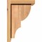 Ekena Millwork Ridgewood Smooth Corbel w/Backplate, Western Red Cedar, 7 1/2"W x 8"D x 12"H COR08X08X12RID01SWR - alternate 2